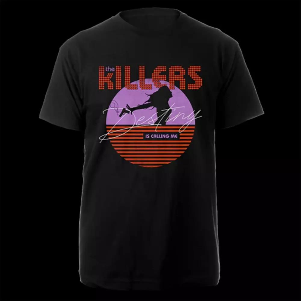 Горячий тур 2024 The Killers Великобритания Судьба зовет меня Футболка Мужская Женская Футболки Топ Полный Размер S-4XL