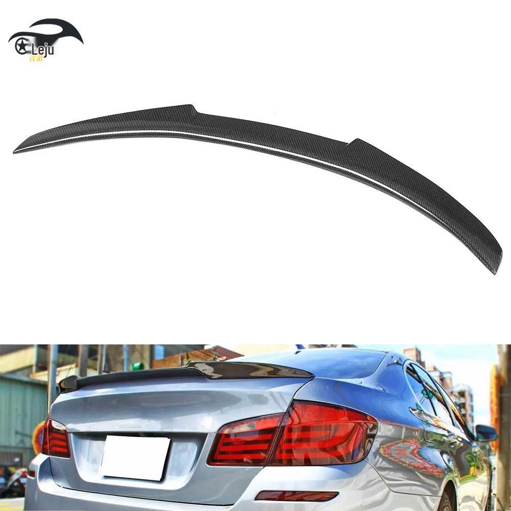 M4 Style Carbon Fiber Spoiler & Rear Diffuser for 09-17 BMW 5 Series (F10/F18)