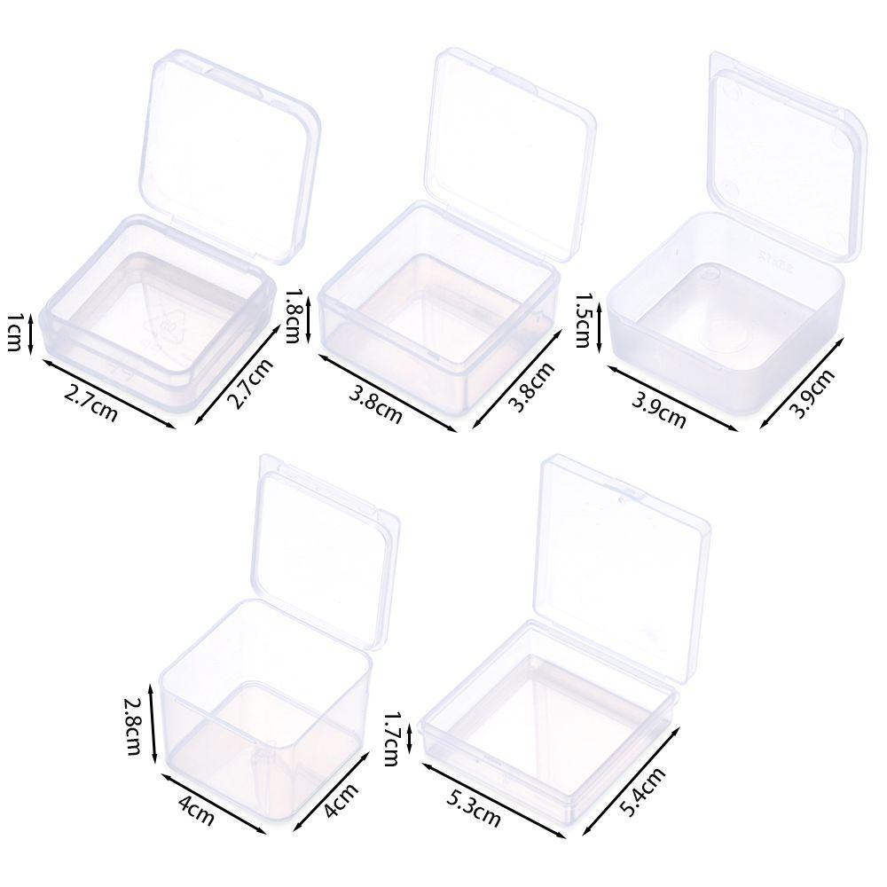 Useful Nail Art Screw Storage Plastic Small Storage Box Pill Chip Box Beads Container Jewelry Organizer Case