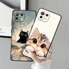 Чехол для Xiaomi Mi 13 Lite 14 11 12X 12T Pro 11T 12 10T Funda Чехол для телефона Мультяшный кот