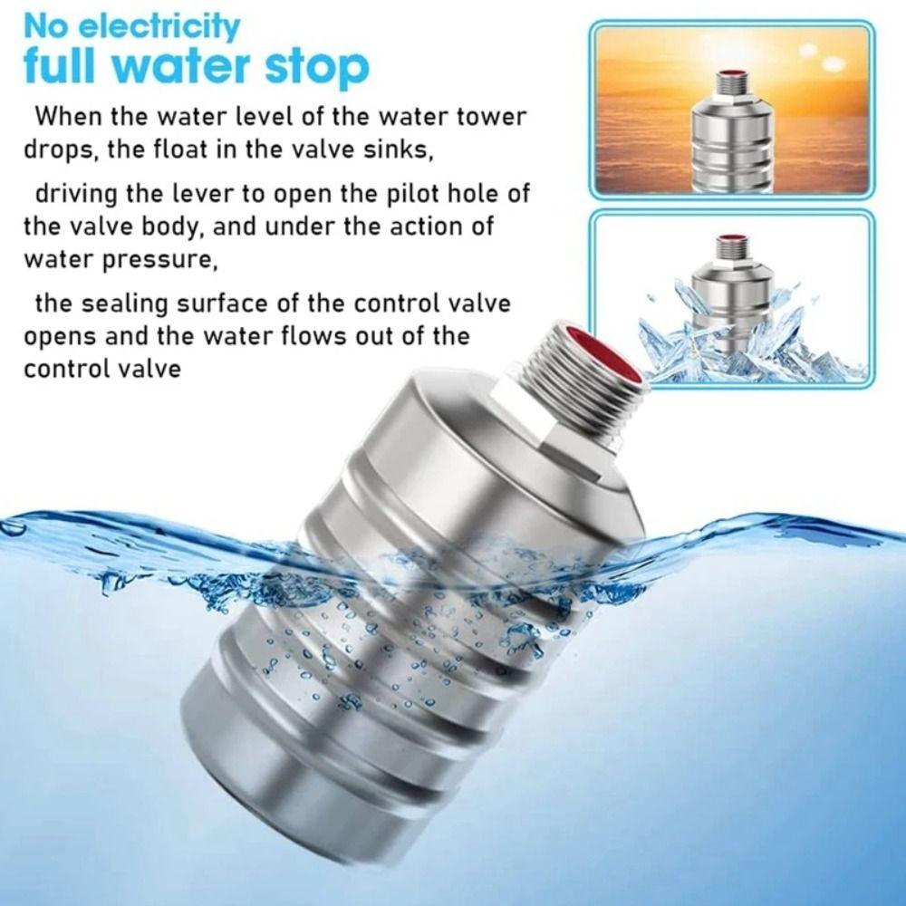 Stainless Steel Floating Ball Valve Automatic Shutoff Valve Water Level Control Valve Restaurant