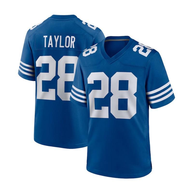 NFL Colts 28 Taylor Football Jersey Mens Sports Game Uniform Breathable Team Apparel