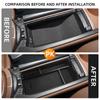 For Mercedes Benz E Class W213 E200 E300 2016 2017 Car Center Console Armrest Storage Box Organizer Tray ABS Accessories for Mercedes