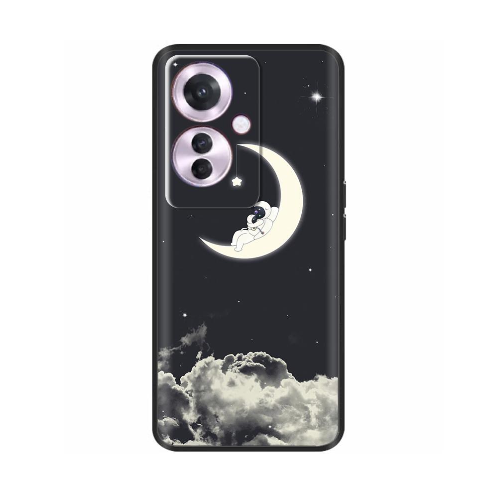 Чехол для OPPO Reno 11F 5G Чехол для Reno 11F Задняя крышка Милые животные Мягкий ТПУ Силиконовый чехол для телефона Для Reno 11 F Reno11f Чехлы