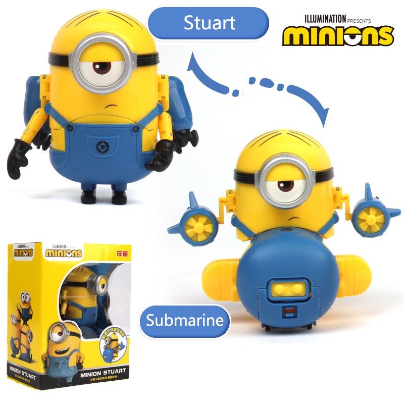 Гадкий Я Миньоны Кевин Стюарт Боб Фигурка Деформация Модель Игрушечная Машинка Соберите Всю Линию Для Максимального Экшена!