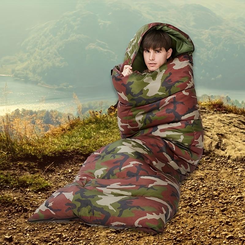 high qualityPortable Camping Sleeping Bag for Adults - 4-Season Lightweight Backpacking & Hiking Gear with Zipper Closure, Durable Polyester, Ideal