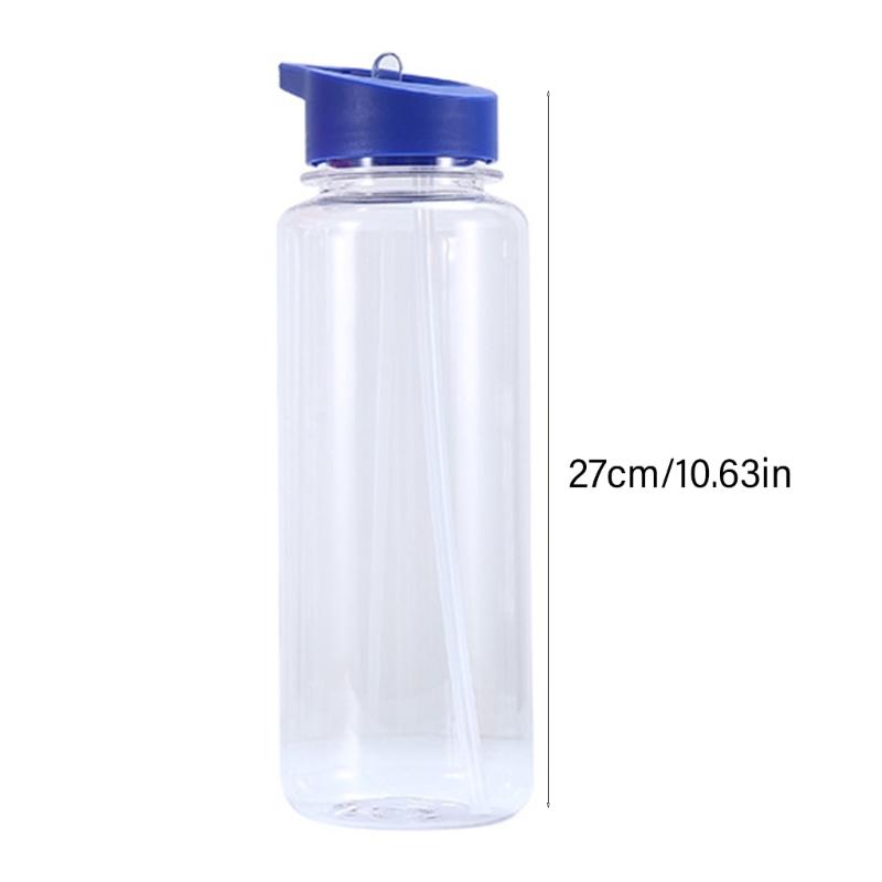 Convenient Large Straw Cup Convenient Cup with 1000ml Capacity Multifunctional Sport Water Bottle Water Cup
