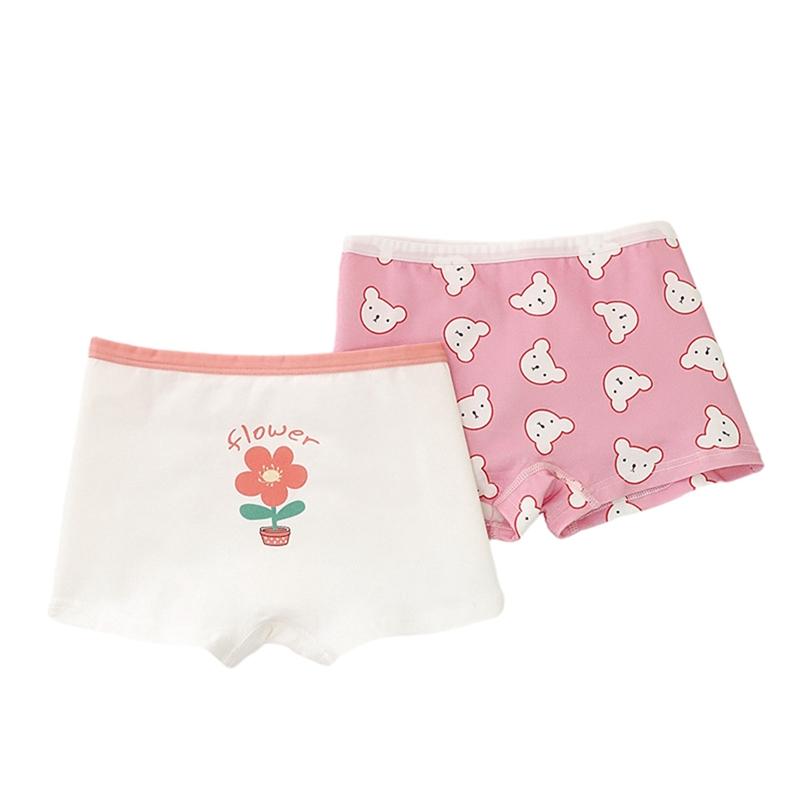 Girls' Underpants Cotton Panties Kids Cartoon Printed Underwear