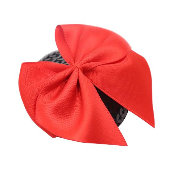 1 Pair Chest Patches Anti-exposure Bow And Sequin Decor Nipple Covers Reusable Lightweight Nipple Stickers