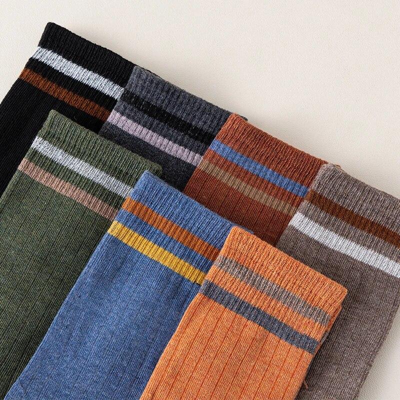 3/5/10/20 пар осенних и зимних спортивных носков с длинными рукавами для повседневного впитывания пота, воздухопроницаемости и комфорта