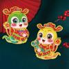 Chinese Ornaments Chinese New Year Decorations 2025 New Year Red Couplets Chinese Door Stickers Door Couplet New Year Accessory