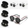 With Glasse Case Adjustable Sunglasses 9 Level Dimming Outdoor Eyewear Anti-UV Glasses  Fishing