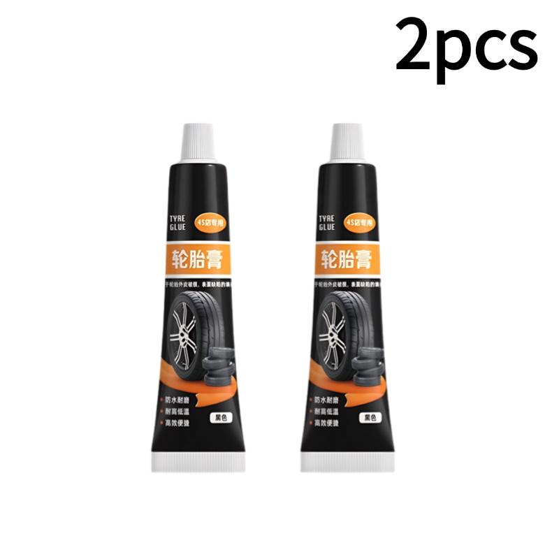 1/2/3/4/5 шт. Клей для ремонта шин Водонепроницаемый Термостойкий Черный Герметизирующий Прочный Резиновый Износостойкий Клей