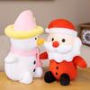 Short Plush  Toy Cute Santa Claus Snowman Doll Child Comfort Pillow Christmas Gift For Boys Grils