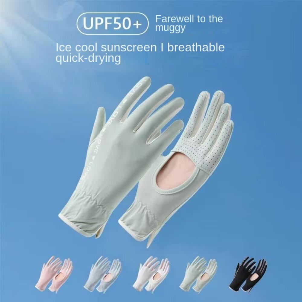 Anti-Skid Women's Summer Gloves Fishing Gloves  for Outdoor Sports Driving Cycling Fishing