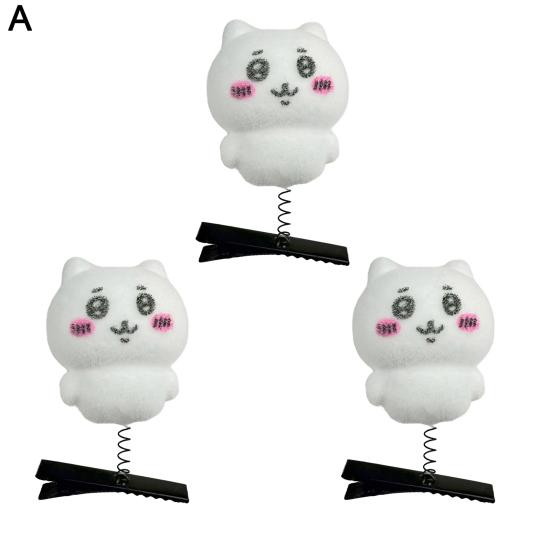 3 шт./компл. шпильки для волос для девочек в форме мультфильма, заколки для волос с весенним дизайном, легко украшать, аксессуары для волос ручной работы