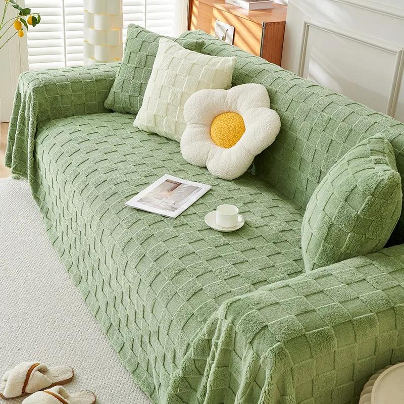 1 шт. супер теплое одеяло для дивана из овечьей шерсти, полотенце для дивана для гостиной, мягкое, теплое и удобное, универсальное украшение для дома