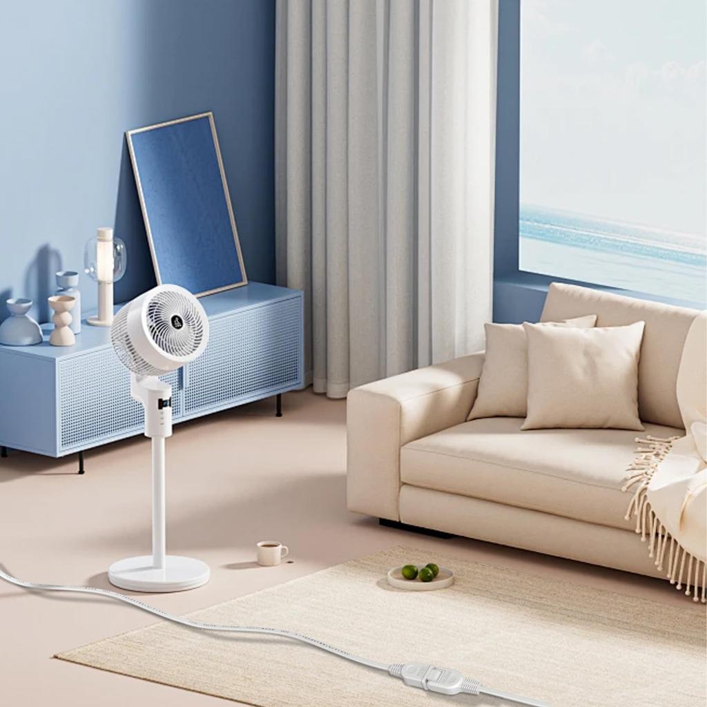 Удлинитель 1 розетка Белый 15A 1500W Трекинг-устойчивый Двойной Покрытый Изолирующий Колпачок Адаптер переменного тока Чистая Розетка Соединения Маленький Шнур Мягкий Короткий