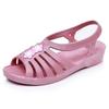 Sandals for Women, Summer New Style Fashionable Flat Heel Non Slip Wear-resistant Cool Slippers for Outdoor Wear