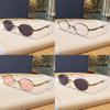 Fashion Oval Frame Sun Protection Glasses With Uv400 For Casual Women