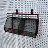 Eco-Friendly Odorless Metal Pegboard with No-Drill Hanging Baskets