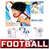 Cosplay Captain Tsubasa Atom Hutton Football Soccer T-Shirt Jersey Japan Cartoon Animation Print Breathable Quick Dry Vintage Short Sleeve Uniform