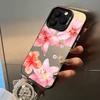 Красивые цветы Чехол для телефона Для iPhone 17,16,15,14,13,12,11 Plus Pro Max Цветной Серебряный Чехол для телефона