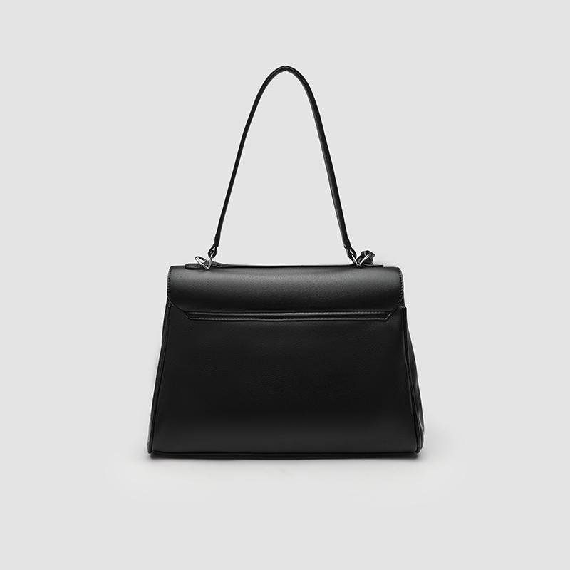 Tote Bags for Women Handbag Purse In Vintage Moto Biker Lock Decoration Commuting Shoulder Crossbody