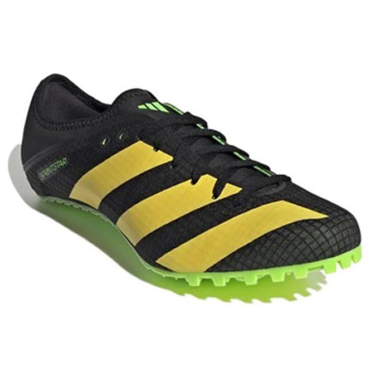 Adidas Sprintstar Black Beam Желтые мужские кроссовки Core-Black Solar-Green GY8416