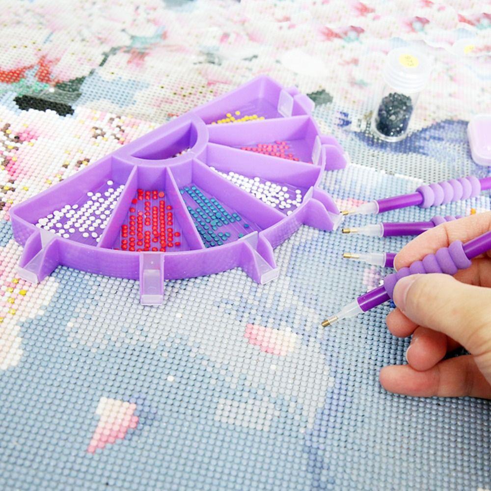 Glue Clay Beading Plates Diamond Painting Tray Kits Cross Stitch Tools Diamond Painting Pen