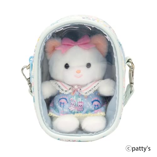 Yoshitoku Retro Plush Collection Mini Creamy Cat Swimmer Outfit & Pouch Set (Blue) Size: Approx. W9 x D8 x 12cm 180620