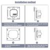 Умный термостат Tuya WiFi 16A/3A цифровой программируемый ЖК-дисплей температура напольного отопления