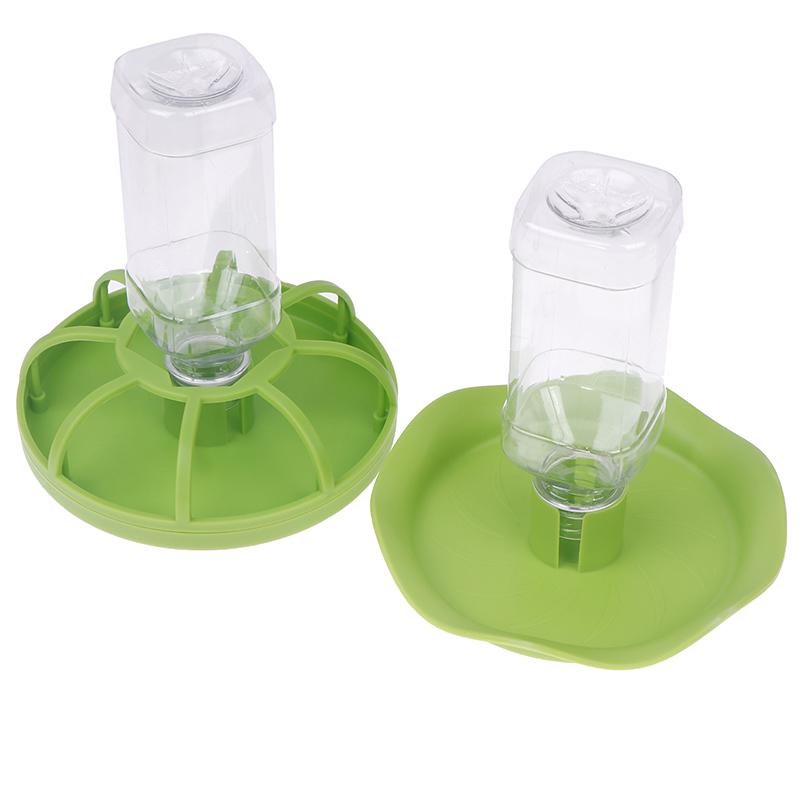 Диспенсер для питья воды для рептилий, миска для еды, кормушка для ящериц и гекконов, круглая миска, поилка для черепах, бутылка для питья, кормушки для рептилий