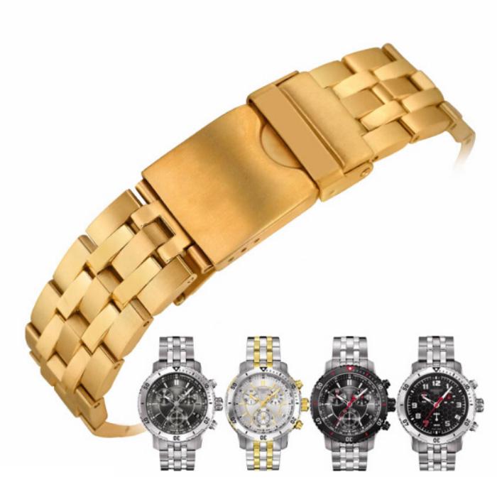 19 мм PRS200 Series T067417A T067417 Series Ремешок для часов Запчасти для часов мужская полоса Твердый браслет из нержавеющей стали ремешок для часов Ремешок для часов для T067