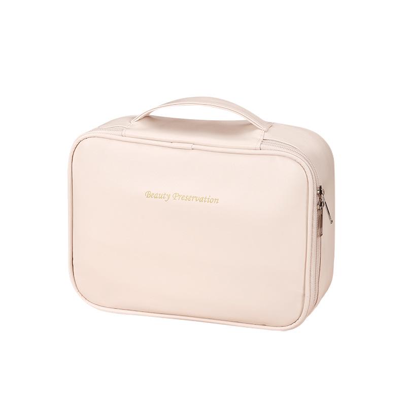 Водонепроницаемая косметичка большой емкости для трансграничных поездок с отстегивающимися перегородками и дизайном портативной сумочки