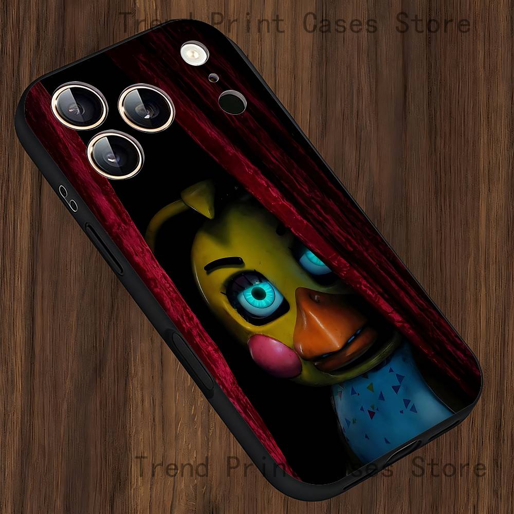 Чехол для телефона F-FNAFS 2 Для iPhone 15,16,17,13,14,11,12,Pro,Max,Plus,E,Air,Mini Защитный корпус