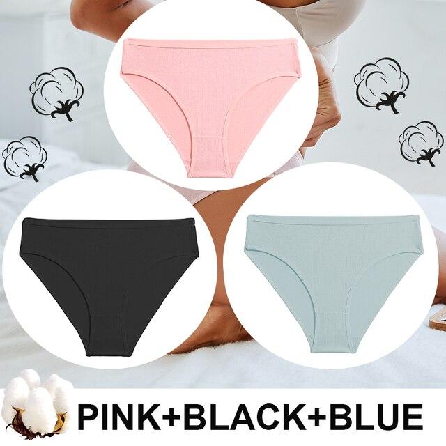 FINETOO 3 шт./лот, женские трусики с высокой талией, бесшовные трусики, нижнее белье, хлопковые трусы, сексуальное женское белье, женское нижнее белье