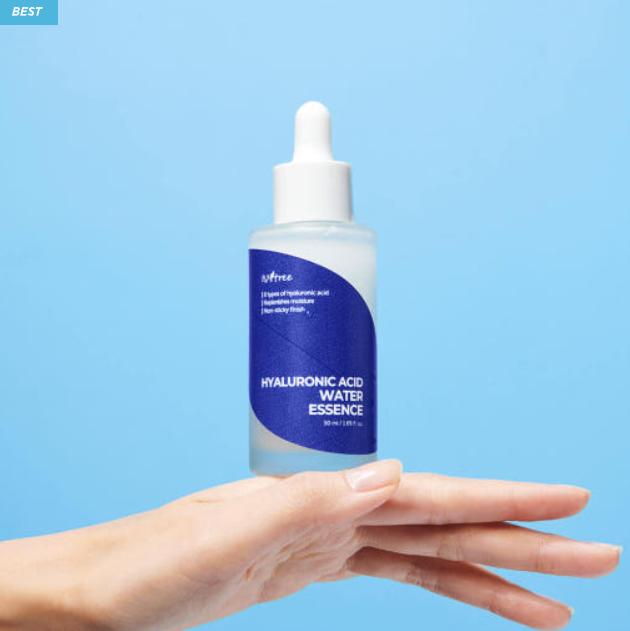 ISNTREE Hyaluronic Acid Water Essence 50ml – Deep Hydration Serum with Low Molecular Hyaluronic Acid
