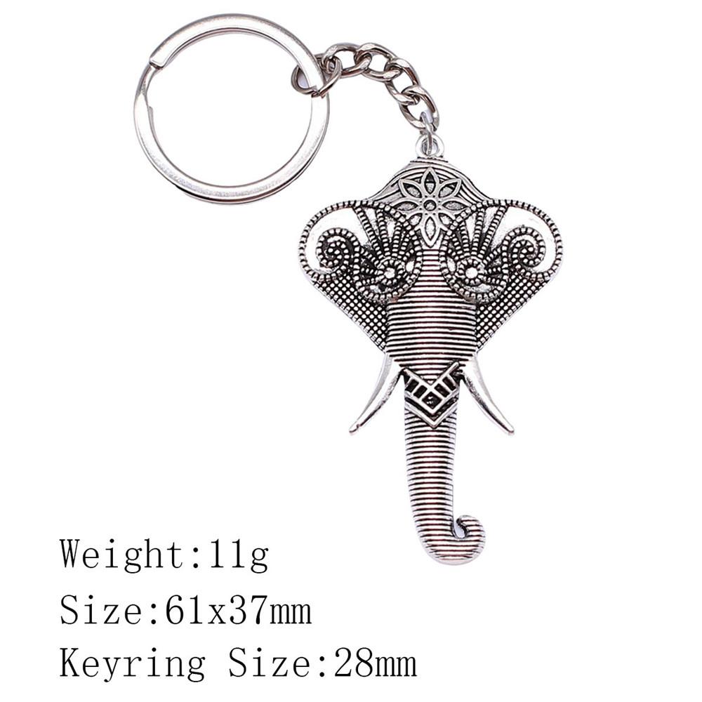 Wedding Anniversary Men Keychain Elephant Key Ring Women's Clothing Chains For Boys