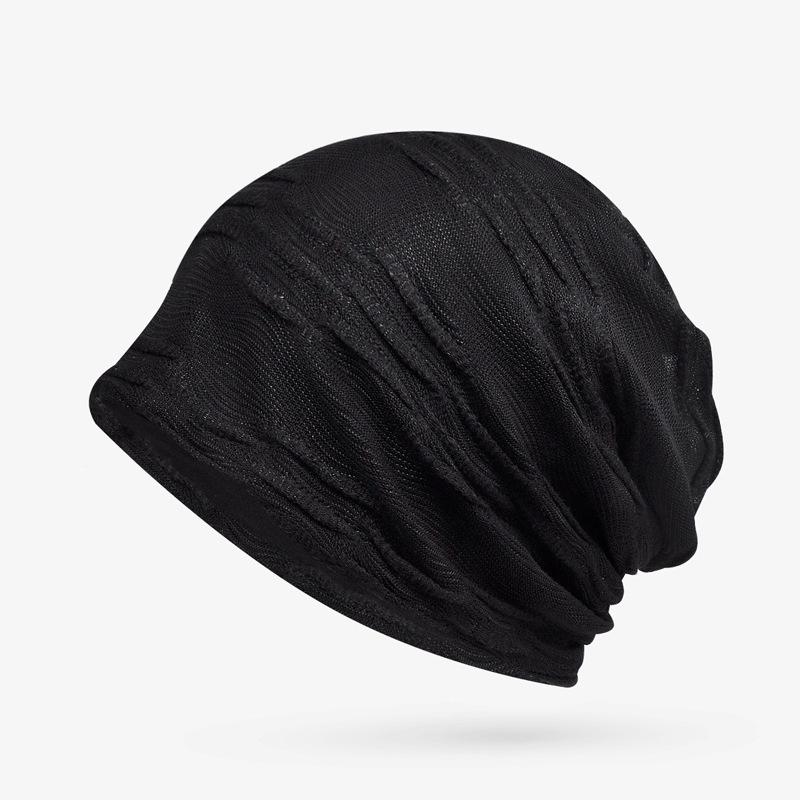 Women's Breathable Thin Cotton Pullover Hat - Spring/Summer Headscarf, Confinement, Sleep, and Outdoor Leisure Cap.