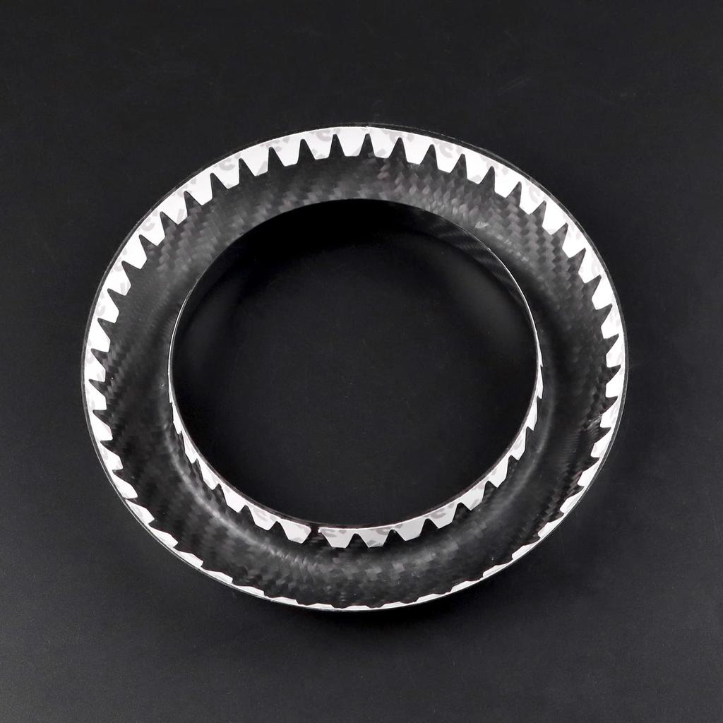 AIRSPEED Mini F54 F55 F56 F57 F60 Exclusive Accessories Real Hard Carbon Fiber Car Gear Shift Trim Ring Decorative Sticker Stylish Custom Interior