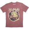 Official Def Leppard T-Shirt Love Bites Kashmir Red Premium Stonewash Tee NEW