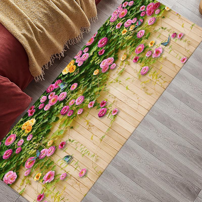 3D Printed Carpet Living Room Kitchen Floor Mat Entrance Carpet Door Mat Non-slip Bathroom Mat