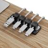 Cable Organizer Adjustable Cable Magnetic Holder Clip Self-adhesive Cord Under Home Office Nightstand Desk Wall Cable