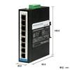 Коммутационный концентратор Ethernet Dia Trend Industrial типа 10Base-T/100Base-TX DEH-TX8T