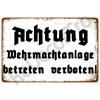 Осторожно Предупреждение Металлический Знак Для Знаков Безопасности Опасность Осторожно Жестяная Табличка Настенный Декор Для Дома Винтажная Табличка Домашнее Искусство Картина Плакат