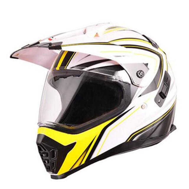 Хороший мотоциклетный шлем Safey с солнцезащитным щитком, квадроцикл, дорожный кроссовый шлем для мотокросса, двойной объектив, внедорожные гоночные мотошлемы Xs 53 см