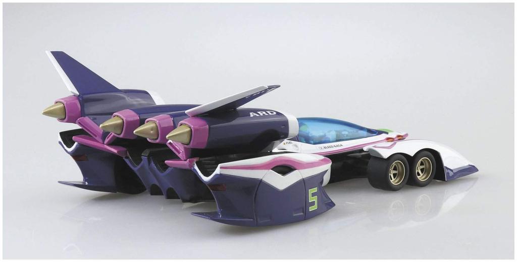Aoshima Bunka Kyozaisha Cyber Formula Ogre Aero Boost Aero Boost Mode Scale Plastic Model No.7 AN-21 Mode/Super 1/24