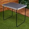 Folding camping table 80x60x70 cm