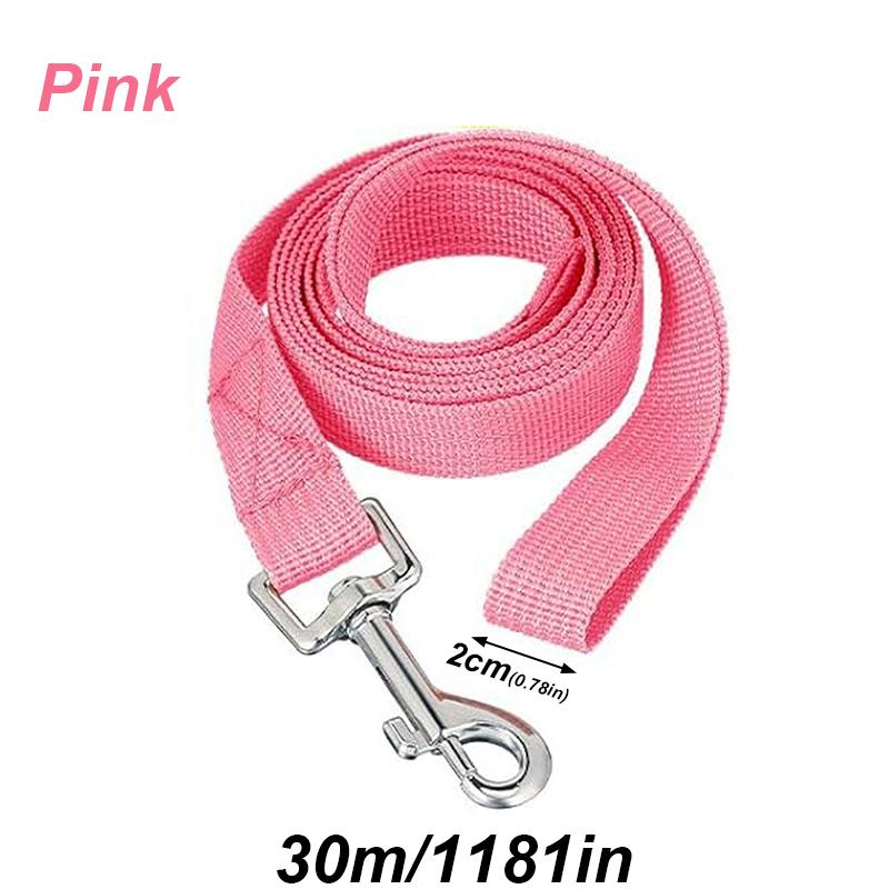 30 м Длинная Веревка Полипропилен Питомец Маленькая Большая Собака Выгул Однотонный Поводок для Питомца Тяговый Трос Прочные Поводки из Полипропиленового Волокна